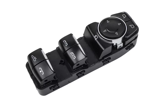 Black Front Passenger Side Door Window Control Switch - GM (85108404)