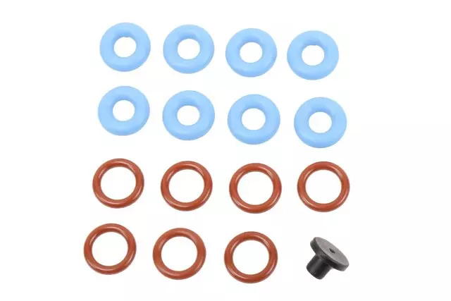 2173092 - Fuel System: ACDelcoâ„¢ Fuel Injector O-Ring Kit for Buick: Lucerne, Terraza | Cadillac: Escalade | Chevrolet: Avalanche, Colorado, Express 1500, Express 2500, Express 3500, Express 4500, Impala, LCF 3500, Malibu, Monte Carlo, Silverado 1500, Silverado 2500 HD, Silverado 3500 HD, Suburban 1500, Suburban 2500, Suburban 3500 HD, Tahoe, Trailblazer, Uplander | GMC: Canyon, Envoy, Savana 1500, Savana 2500, Savana 3500, Savana 4500, Sierra 1500, Sierra 2500 HD, Sierra 3500 HD, Yukon, Yukon XL 1500, Yukon XL 2500 | Hummer: H3, H3T | Pontiac: G6, Montana | Saturn: Aura, Relay, Vue Image