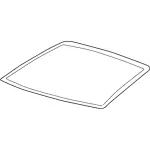 XR3Z6342006AA - Body: Back Glass for Ford Image