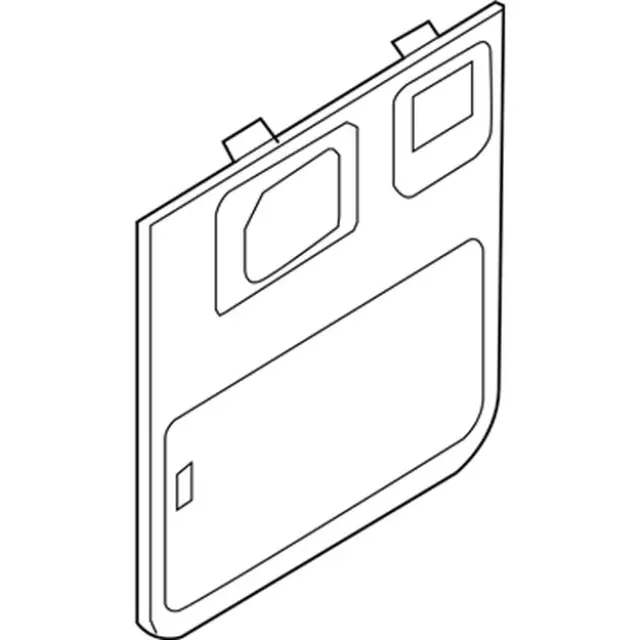 9C2Z1645221AB - Body: Rear Door Trim for Ford: E-150, E-250, E-350 Super Duty Image