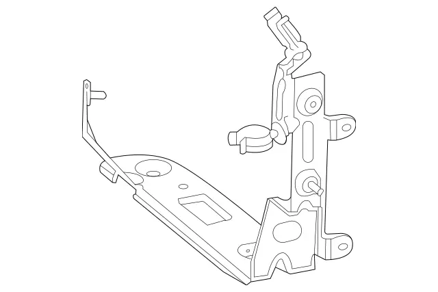1675016602 - Radiator: Holder for Mercedes-Benz: GLE53 AMG, GLE580, GLS580, Maybach GLS600 Image image