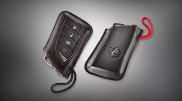 PT42000184L4 - Interior: Key Glove - Black W/Red for Lexus: GX460, LC500, LC500h Image
