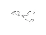 6L7Z3A719AA - Steering: Pressure Hose for Ford Image