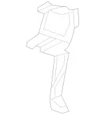 2048850516 - Body: Energy Absorber Holder for Mercedes-Benz: C 63 AMG&amp;reg; Image image