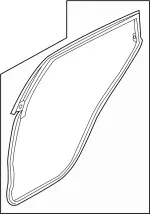 828301MA8A - : Door Weather-Strip for INFINITI: M35h, M37, M56, Q70 Image