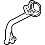 2L2Z9034DA - Fuel System: Filler Pipe for Ford: Explorer Sport Image