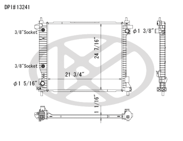 A13241 - Cooling Systems: Koyorad Radiator for Koyo Image