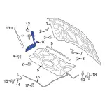 PC3Z16797A - Body: Hinge for Ford Image