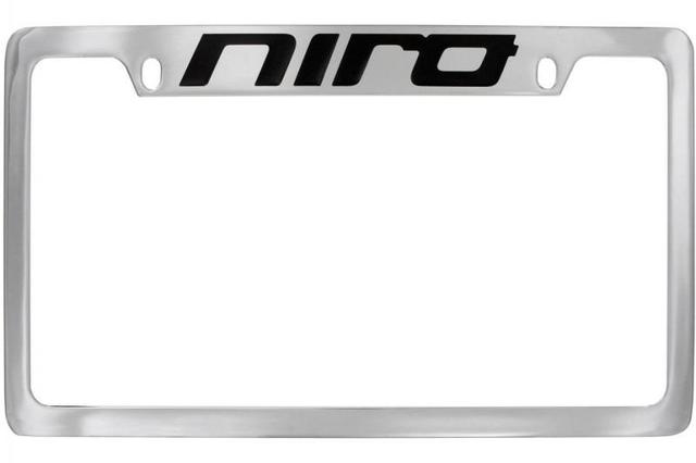 UR016AY001DE - Exterior: License Plate Frame - Upper Logo for Kia: K5, Niro, Niro EV, Rio Image