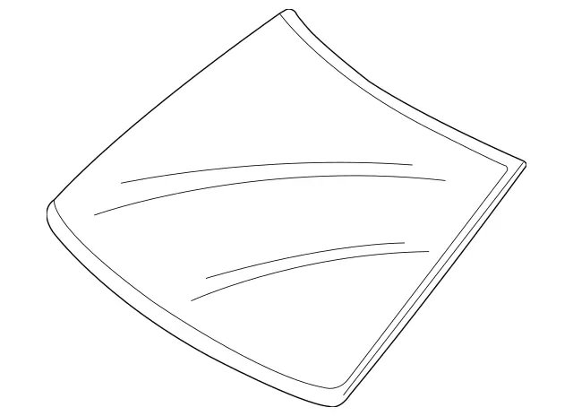 216670000139 - Windows: Windshield for Mercedes-Benz Image