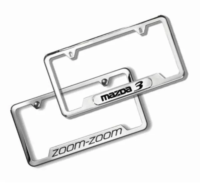 83L12 - Exterior: License Plate Frame for Mazda Image