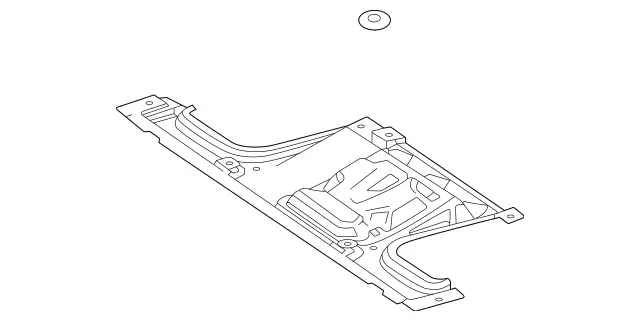 1675200800 - Chassis Sheet Metal/Air Intake: Noise Capsule for Mercedes-Benz: GLE450, GLE53 AMG, GLS450 Image image