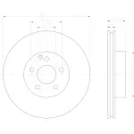 355122512 - : Disc Brake Rotor for Hella Pagid Image