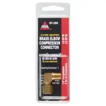 CF29B - : Brass Elbow Compression Connector, 1/4 Tube, Male (1/8-27 NPT), 1/bag for AGS Image