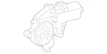 906510864 - Front Door: Gear Motor for Mercedes-Benz: 300C, 300CD, 350SD, AMG GT 43, AMG GT 55, AMG GT 63 Pro, C300, C43 AMG, C63 AMG S E Performance, CLE300, CLE450, CLE53 AMG, EQE 350, EQE 350 SUV, EQE 350+, EQE 350+ SUV, EQE 500, EQE 500 SUV, EQE AMG, EQE AMG SUV, EQS 450, EQS 450 SUV, EQS 450+, EQS 450+ SUV, EQS 580, EQS 580 SUV, EQS AMG, GLC300, GLC350e, GLC43 AMG, GLC63 AMG S E Performance, Maybach EQS 680 SUV, Maybach S580, Maybach S680, S500, S580, S580e, S63 AMG E Performance, SL43 AMG, SL55 AMG, SL63 AMG, SL63 AMG S E Performance Image