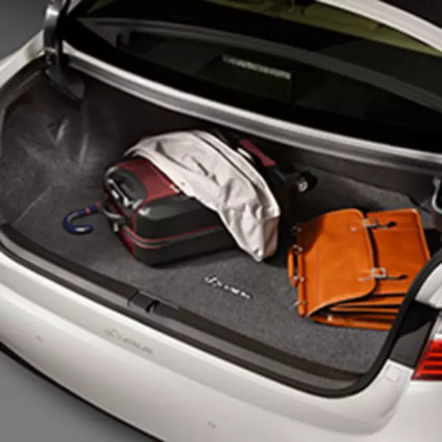 PT2063313120 - Interior: Carpet Trunk Mat - Black for Lexus: ES300h, ES350 Image