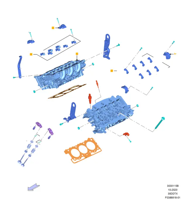 W500624S439 - Electrical: Mount Bracket Screw for Ford Image