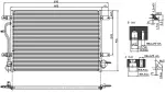 94583 - : Nissens A/C Condenser for NISSENS Image