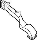 279803KA0A - Body: Upper Duct for INFINITI: JX35, QX60 Image image