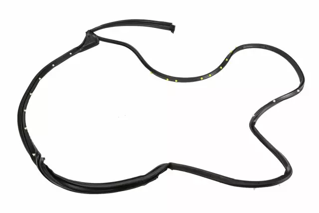 23286283 - : Driver Side Rear Door Weatherstrip for Chevrolet: Silverado 1500, Silverado 2500 HD, Silverado 3500 HD | GMC: Sierra 1500, Sierra 2500 HD, Sierra 3500 HD Image