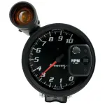 E6080 - : GAUGE, TACHOMETER, 5", 10K RPM, PEDESTAL W/ EXT. SHIFT-LITE, BLACK,6000 SERIES for Equus Image