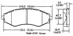 13050614 - : Disc Brake Pad Set for OmniParts Image