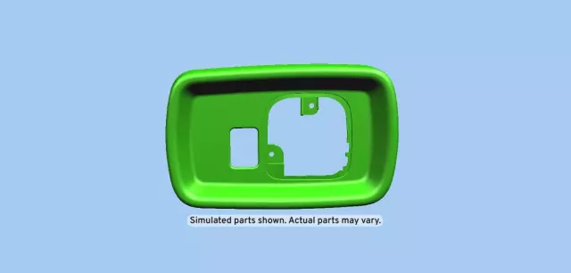 22895346 - Body: Handle Bezel for Chevrolet: Express 1500, Express 2500, Express 3500 | GMC: Savana 1500, Savana 2500, Savana 3500 Image