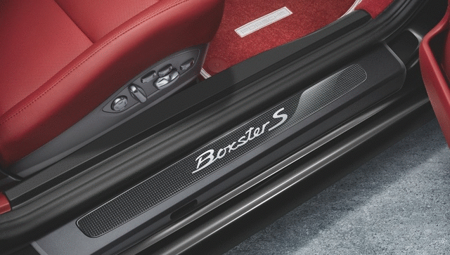 98104480024 - Exterior: Door Entry Guards In Carbon for Porsche: 718 Boxster, Boxster Image