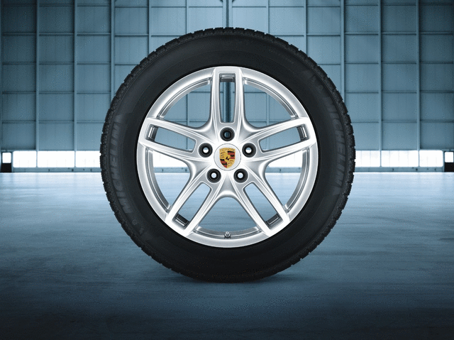 95804460064 - : 19-Inch Cayenne Turbo Winter Wheel-And-Tire for Porsche Image