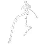 1644703920 - : Fuel Tank Filler Neck for Mercedes-Benz Image