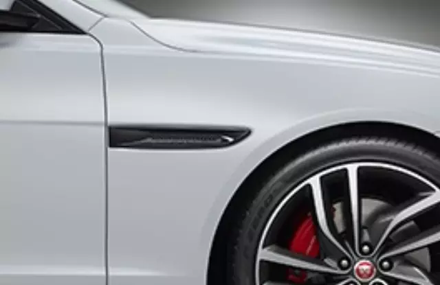 Side Power Vent, R-Sport, Gloss Black - Jaguar (T2H19535)