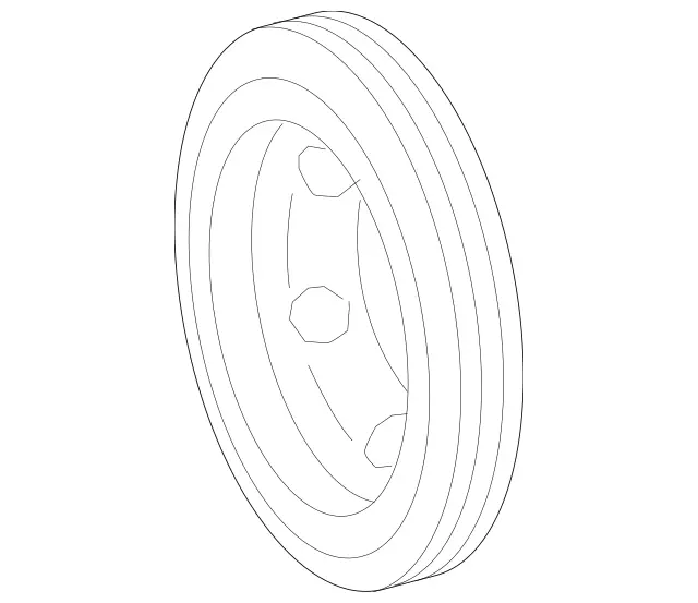 2640301000 - Engine: Vibration Damper for Mercedes-Benz Image