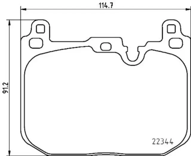 355025621 - Brakes &amp; Brake Parts: Disc Brake Pad Set for Hella Pagid Image