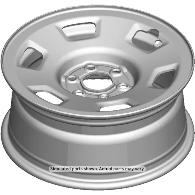23191830 - : 16x7-Inch Sparkle Silver Steel Wheel for Chevrolet: Colorado | GMC: Canyon Image