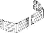 8C3Z99286A40A - Body: Bed Extender for Ford: F-250 Super Duty, F-350 Super Duty, F-450 Super Duty Image