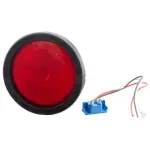 53012 - : 4" Economy Stop Tail Turn Lights, Red Kit (52922 + 91740 + 67090) for Grote Lighting Image