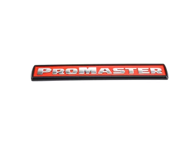 68211249AB - Exterior Ornamentation: Front Door Nameplate for Ram: ProMaster 1500, ProMaster 2500, ProMaster 3500 Image