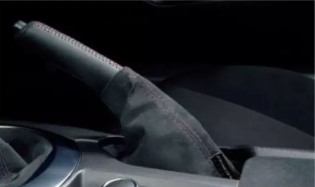 NF7RV1270 - Interior: Alcantara Parking Brake Boot for Mazda Image
