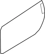 80153AM830 - Body: Door Outer Panel for INFINITI: G35 Image