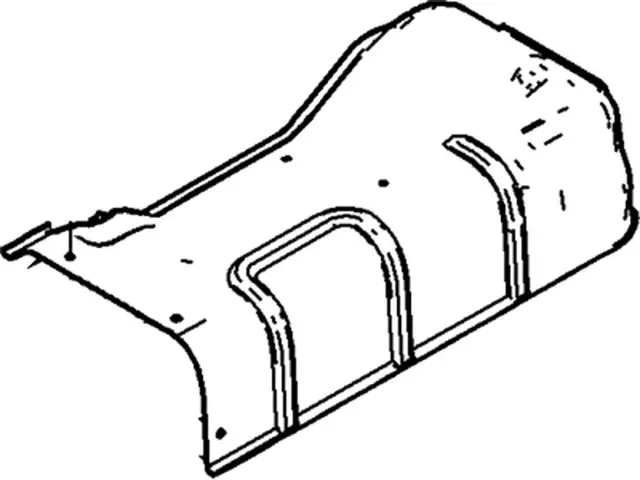 6C2Z5G221A - Exhaust: Heat Shield for Ford: E-150, E-150 Club Wagon, E-250, E-350 Club Wagon, E-350 Super Duty, E-450 Super Duty Image
