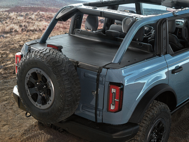 VM2DZ99501A42A - Exterior: Canvas Soft Tonneau Cover - 4Dr for Ford: Bronco Image