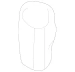 1294621323 - Steering: Cap for Mercedes-Benz: 300SD, 300SL, 400SE, 400SEL, 500SEC, 500SEL, 500SL, 600SEL, 600SL, E420, E430, S420, SL320 Image