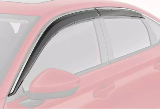 8R04T20100 - Exterior: Door Visors - Chrome Molding for Honda: Civic Image