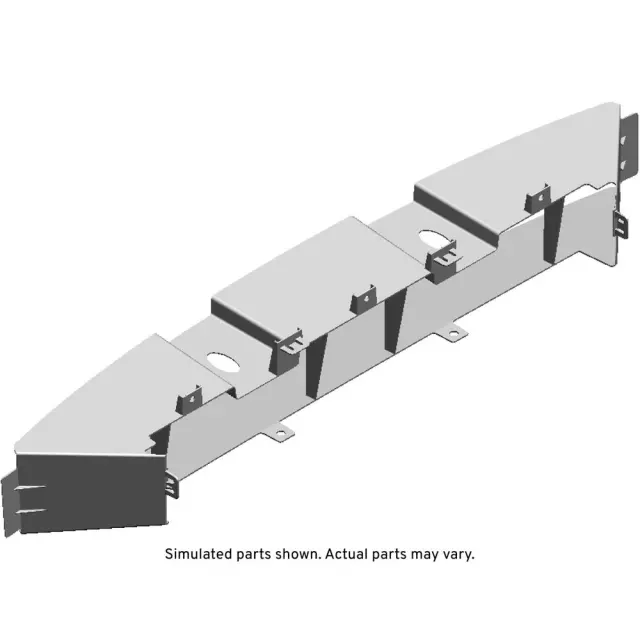 23487156 - : 2016-2020 GM - Front Bumper Shutter Lower Baffle for GM Image
