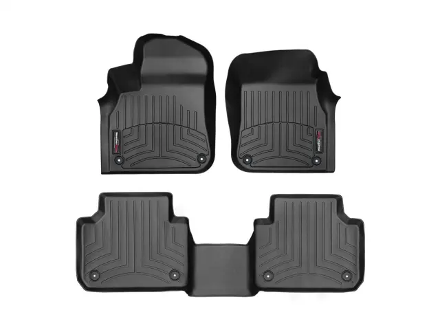 44148812 - Accessories: Front &amp; Rear Black FloorLiner™ DigitalFit® for WeatherTech Image