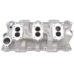 5419 - : Edelbrock C-357-B Triple-Deuce Manifold for S/B Chevy 4-Bolt Carb Pattern for Edelbrock Image