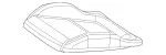 19091072047M46 - Body: Cushion Cover for Mercedes-Benz Image
