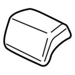 KJ5Z78611A08EC - Body: Headrest, Center for Ford: Escape Image