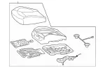 29291030047M48 - Body: Cushion Assembly for Mercedes-Benz Image