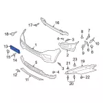 LB5Z17A385DB - Body: License Bracket for Ford: Explorer Image